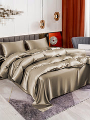 Silk Bed Set - Cooling all Night in Hot Summer (4Pcs Set)