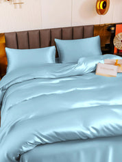 Silk Bed Set - Cooling all Night in Hot Summer (4Pcs Set)