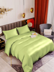 19Momme 3Pcs Silk Set Duvet Cover+2x Pillowcases