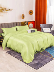 Silk Bed Set - Cooling all Night in Hot Summer (4Pcs Set)