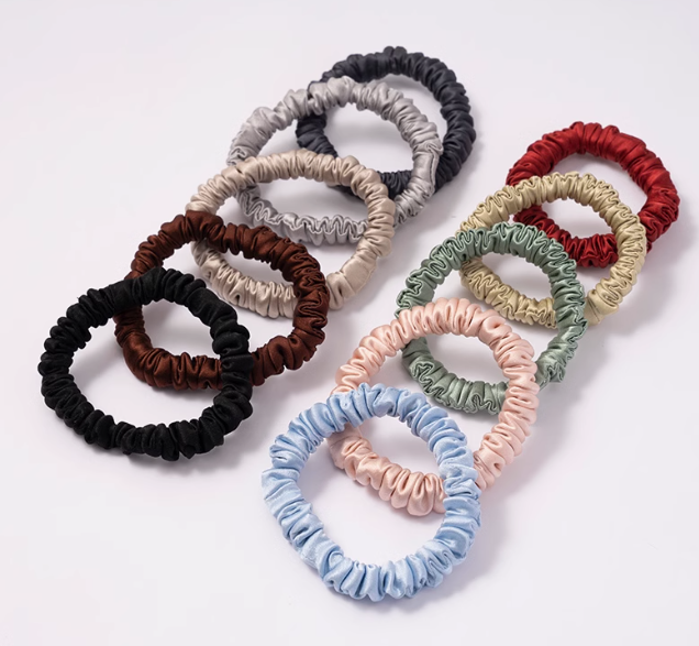 3Pcs Bundle Pop of Brights Silk Scrunchie
