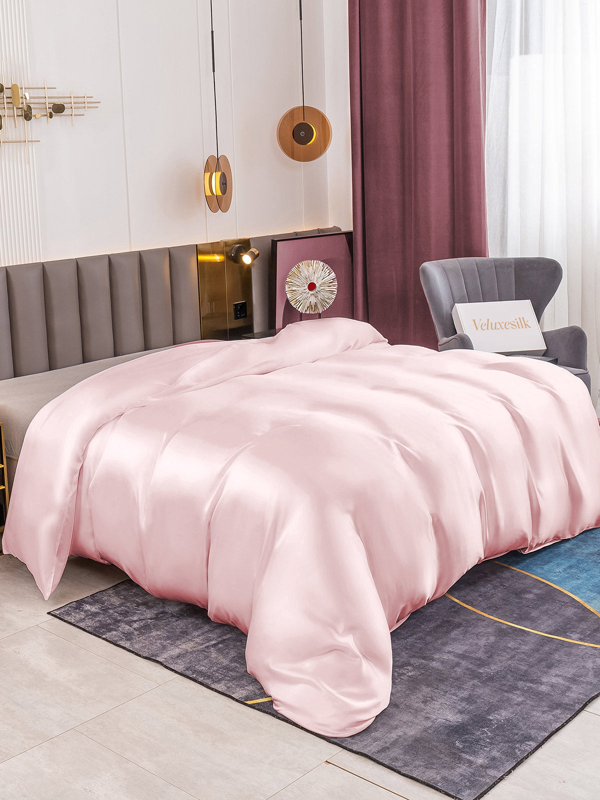 25Momme Mulberry Silk Seamless Duvet Cover (WITHOUT PILLOWCASES)